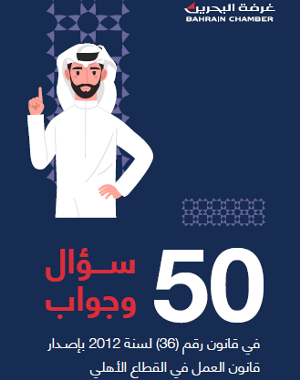 50 سؤال وجواب في قانون رقم (36) لسنة 2012 بإصدار قانون العمل في القطاع الأهلي