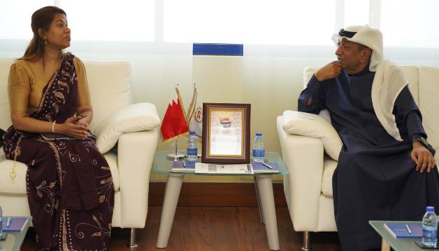 رئيس غرفة تجارة وصناعة البحرين يبحث آفاق التعاون الاقتصادي مع القائم بأعمال سفارة سريلانكا