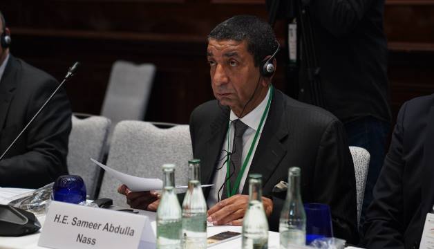 خلال مشاركته في اجتماع مجلس إدارة الغرفة العربية الألمانية في برلين ...  ناس : 69 مليار دولار حجم التبادل التجاري العربي الألماني في العامين الماضيين و656 مليون دولار للبحرين.