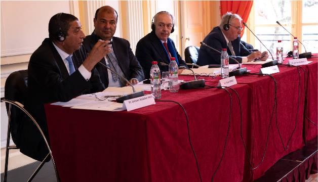 رئيس الغرف العربية:  يدعو لخلق شراكة استراتيجية بين السوق العربي وأسواق أوروبا قائمة على التوزان التجاري لتحقيق النمو الاقتصادي. 