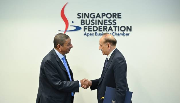 خلال اجتماعه باتحاد أصحاب الأعمال السنغافوري ... ناس : حريصون على العمل بشكل جاد لتعزيز الشراكة الاقتصادية الدولية مع مختلف دول العالم