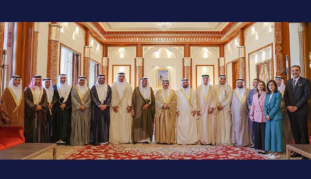عاهل البلاد المعظم يستقبل أعضاء مجلس إدارة غرفة